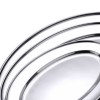 Service de 3 plats ovales inox