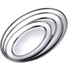 Service de 3 plats ovales inox
