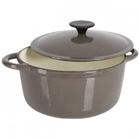 Cocotte fonte émaillée ronde 5 l