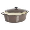 Cocotte fonte émaillée ovale 4L