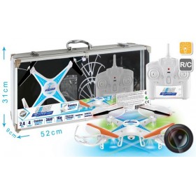 Drone 2.4GHZ, 4 voies 6 axes avec caméra