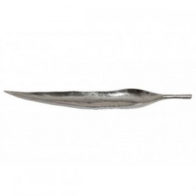 Plat nickel brut feuille 54 cm