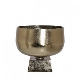 Plat sur pied forme coupe ronde-H 29 cm