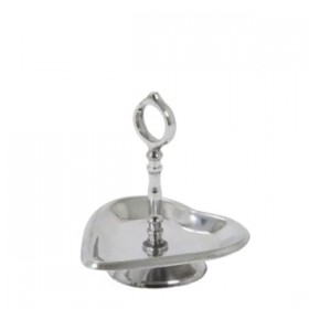 Serviteur Étagère forme cœur 1 niveau, 18 cm