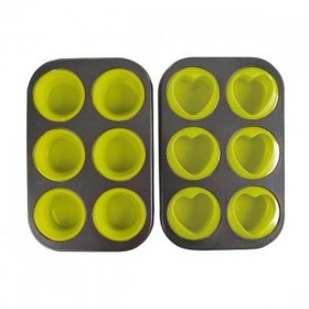 Set de 2 moules silicone contour métal