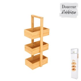 Organisateur 3 panier en bois