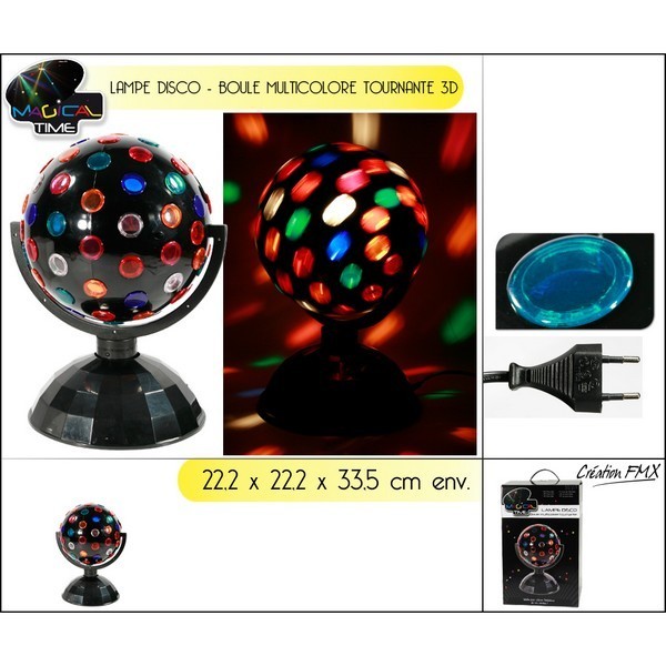 lampe boule disco