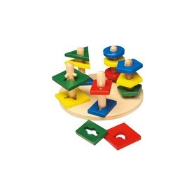 Jeu tours de motricité en bois