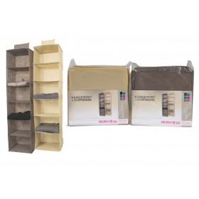 Range vêtements 6 cases