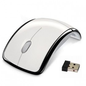 Souris sans fil optique blanche