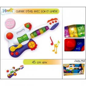 Guitare d'éveil son et lumière