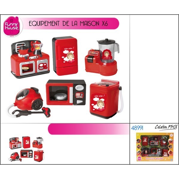 Veluoess Électroménager pour Enfants Kit de Cuisine pour Enfant ave