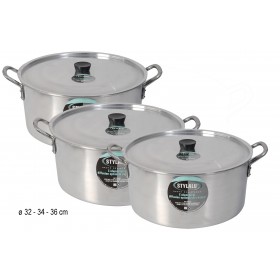 Faitout aluminium lot de 3