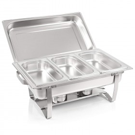 Chauffe plat 9 L. 3 compartiments