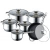 Batterie e cuisine Inox 12 pièces