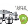 Batterie e cuisine Inox 12 pièces