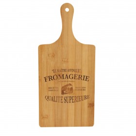 Planche à découper bois de bambou fromage