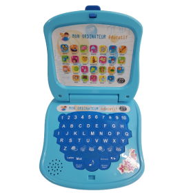 Ordinateur éducatif bleu