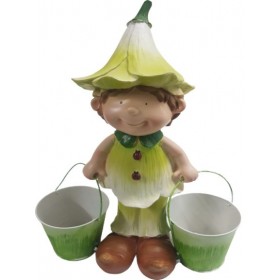 Figurine jardin corolle
