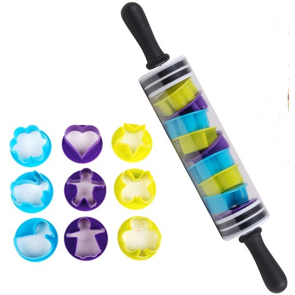 RISVOWO – 38 Pièces Accessoires Modelage Colorés : Emporte-pièces, Moules, Rouleau, Outils – Cadeau Créatif Pour Filles Et Garçons Dès 3 Ans