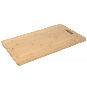 Planche à découper en bois de bambou 45 x 27 cm
