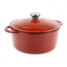 Cocotte Fonte émaillée ronde 5 Litres Tradifonte Sitram
