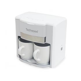 Cafetière électrique duo Techwood avec 2 tasses