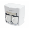 Cafetière électrique duo Techwood avec 2 tasses