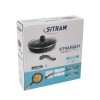 Sauteuse Alu Sitram 28 cm avec couvercle et manche démontable