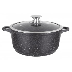 Faitout 20 cm rond fonte d'aluminium avec couvercle KAMBERG®