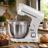 Robot Pâtissier Multifonctions 1000 W – Bol Inox 5 L, Puissant et Polyvalent