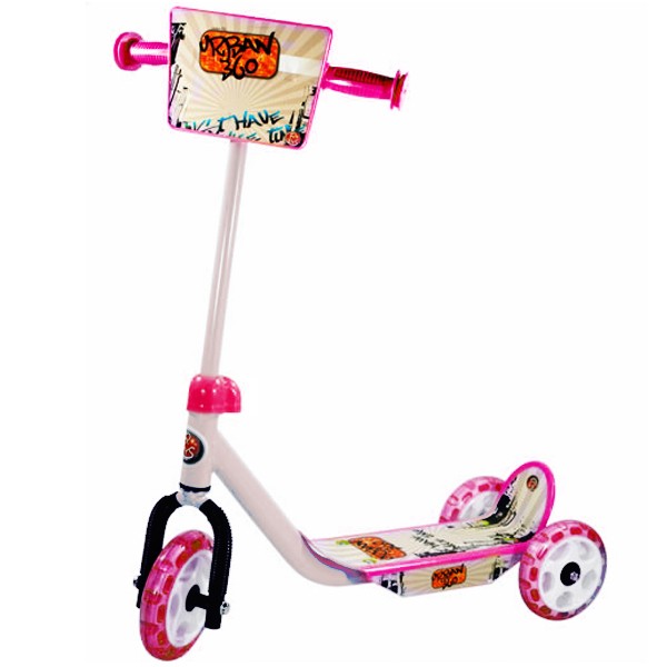 Trottinette enfant 3 roues rose Fomax